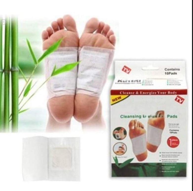 Foot Patches with Ginger & Bamboo & Salt & Vinegar Stress Relief For Men & Women (Pack Of  = 40 Pads)