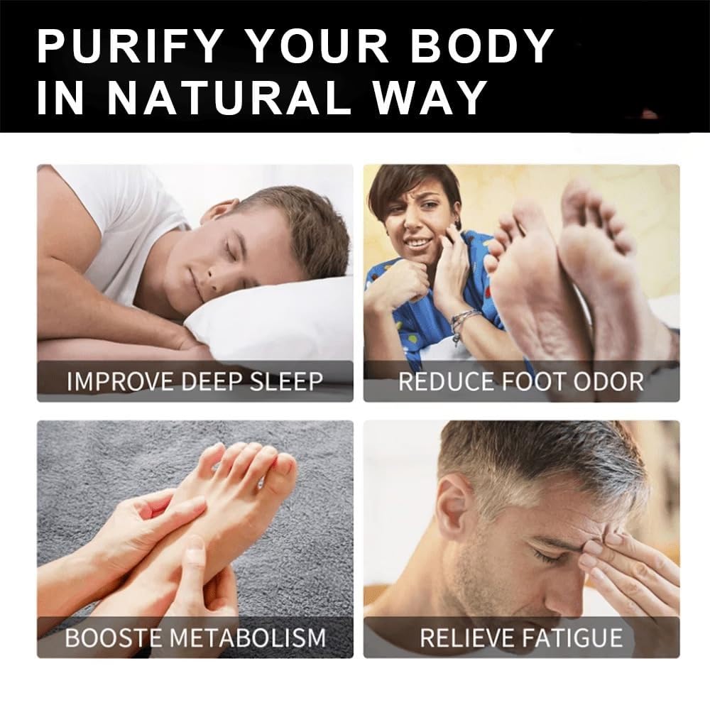Foot Patches with Ginger & Bamboo & Salt & Vinegar Stress Relief For Men & Women (Pack Of  = 40 Pads)