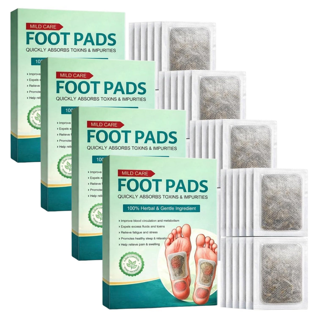 Premium Detox Foot Patches with Ginger & Bamboo & Salt & Vinegar, Pain Relief, Stress Relief For Men & Women