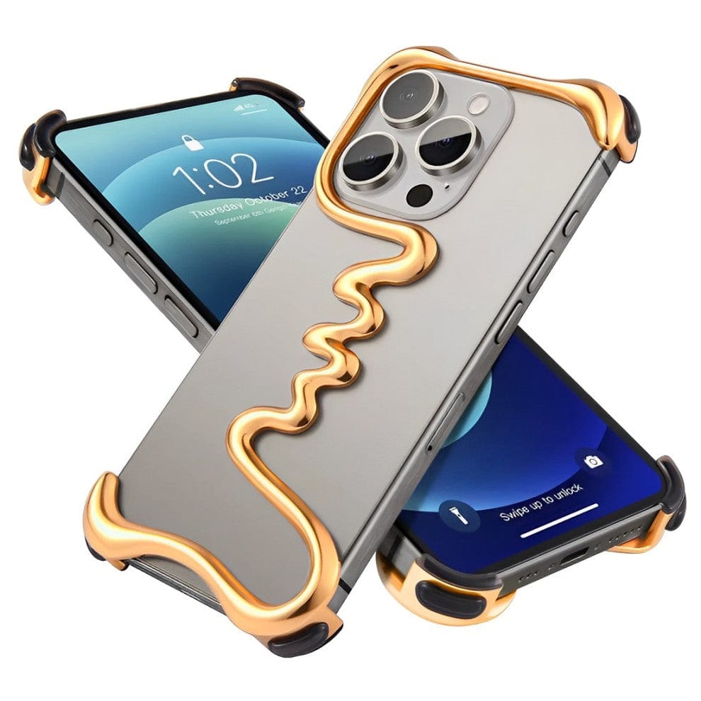 Luxury iPhone Case with One Line Minimalist Design For iPhone